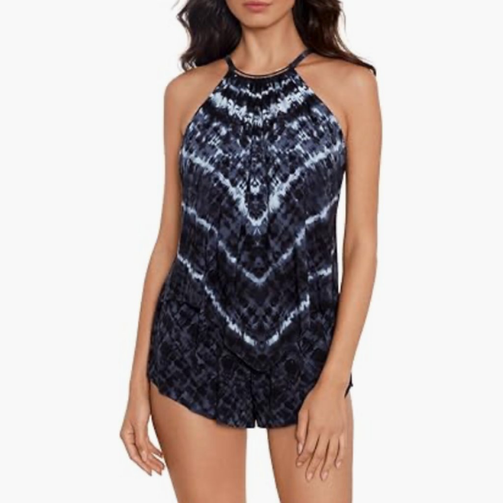 Magicsuit Women's Jeannie Goldie Underwire Bra Romper One Piece Swim Sz 12 7921